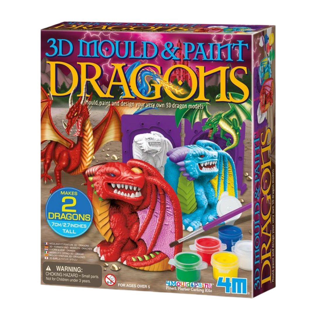 Gieten en verven 3D draken EN versie