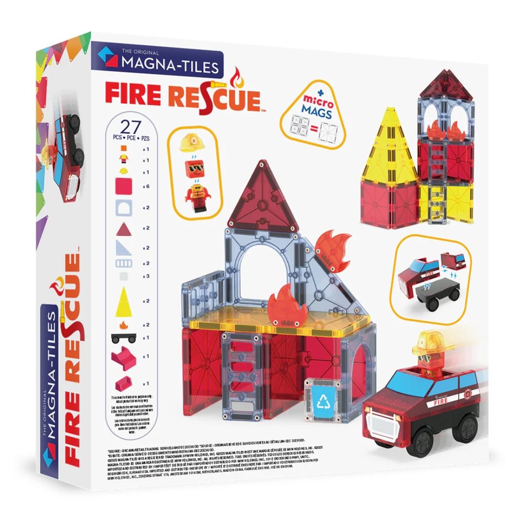 Magna tiles Fire rescue