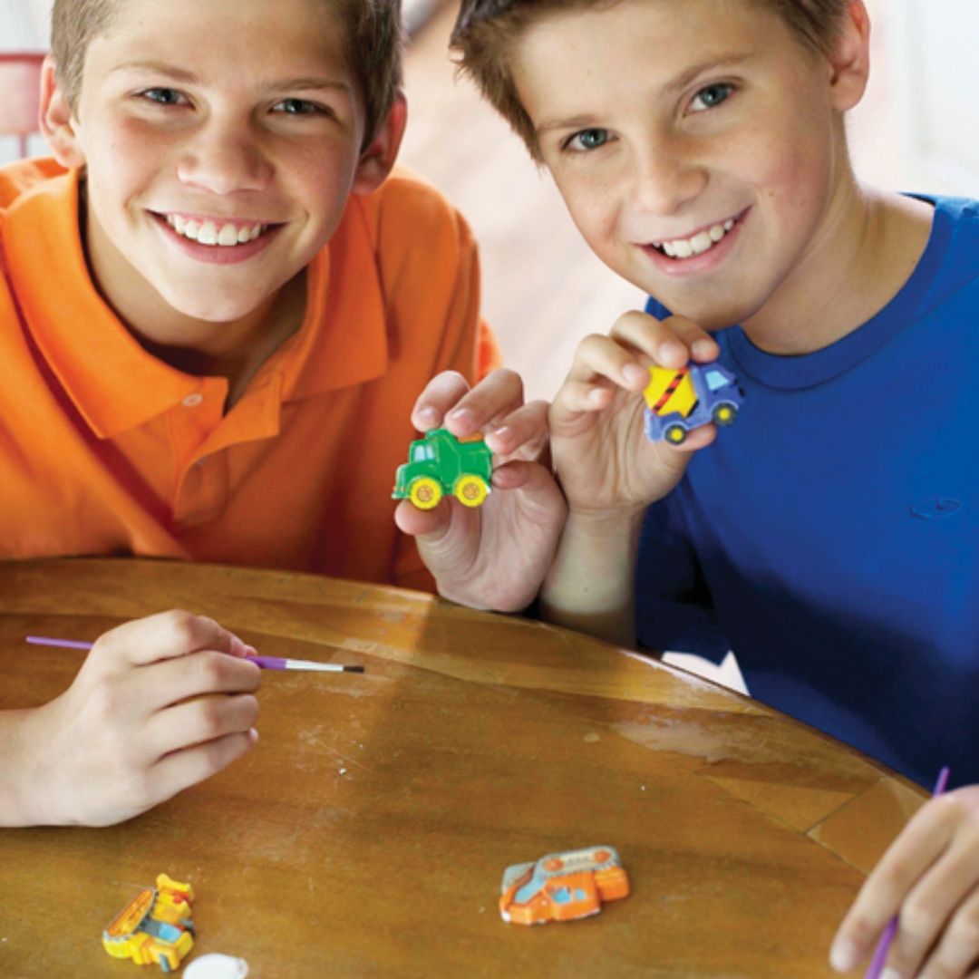 Gieten en verven racers