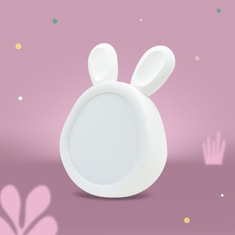Alarm clock bunny white