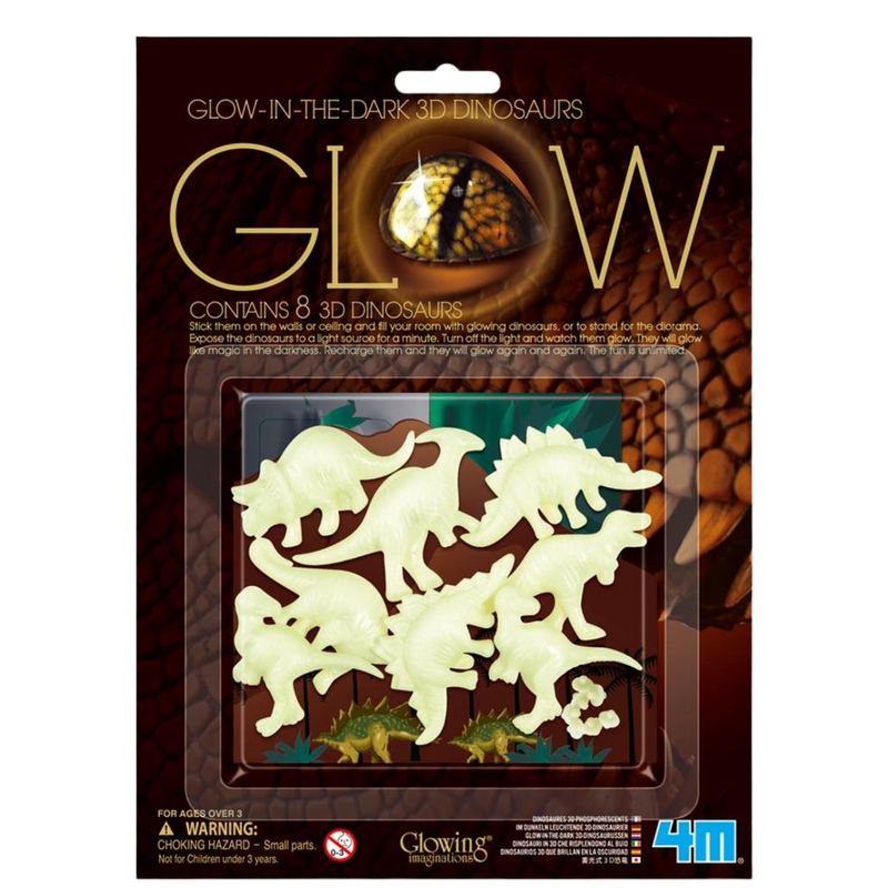 3D dinosaurus fosforcerend