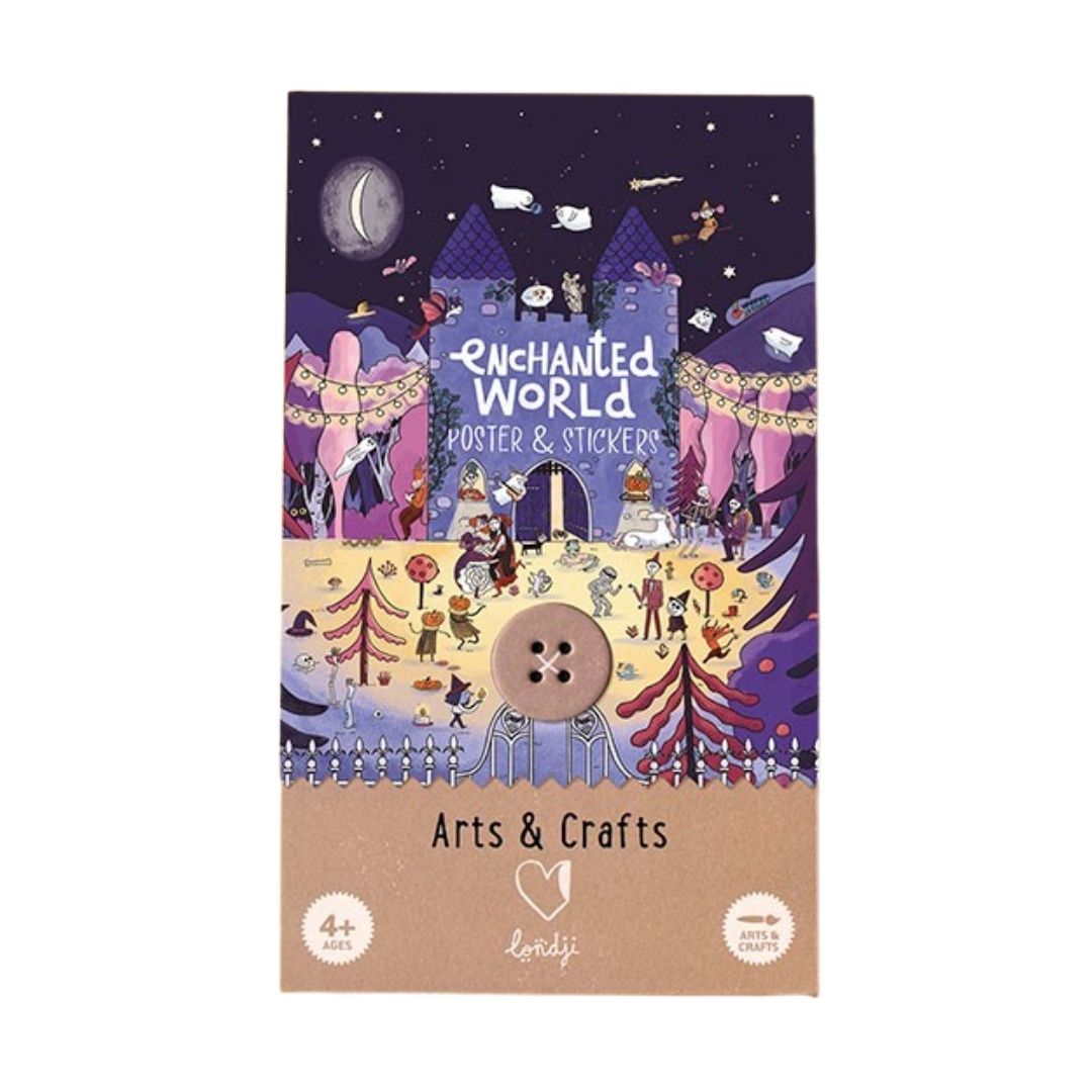 Enchanted poster and stickers