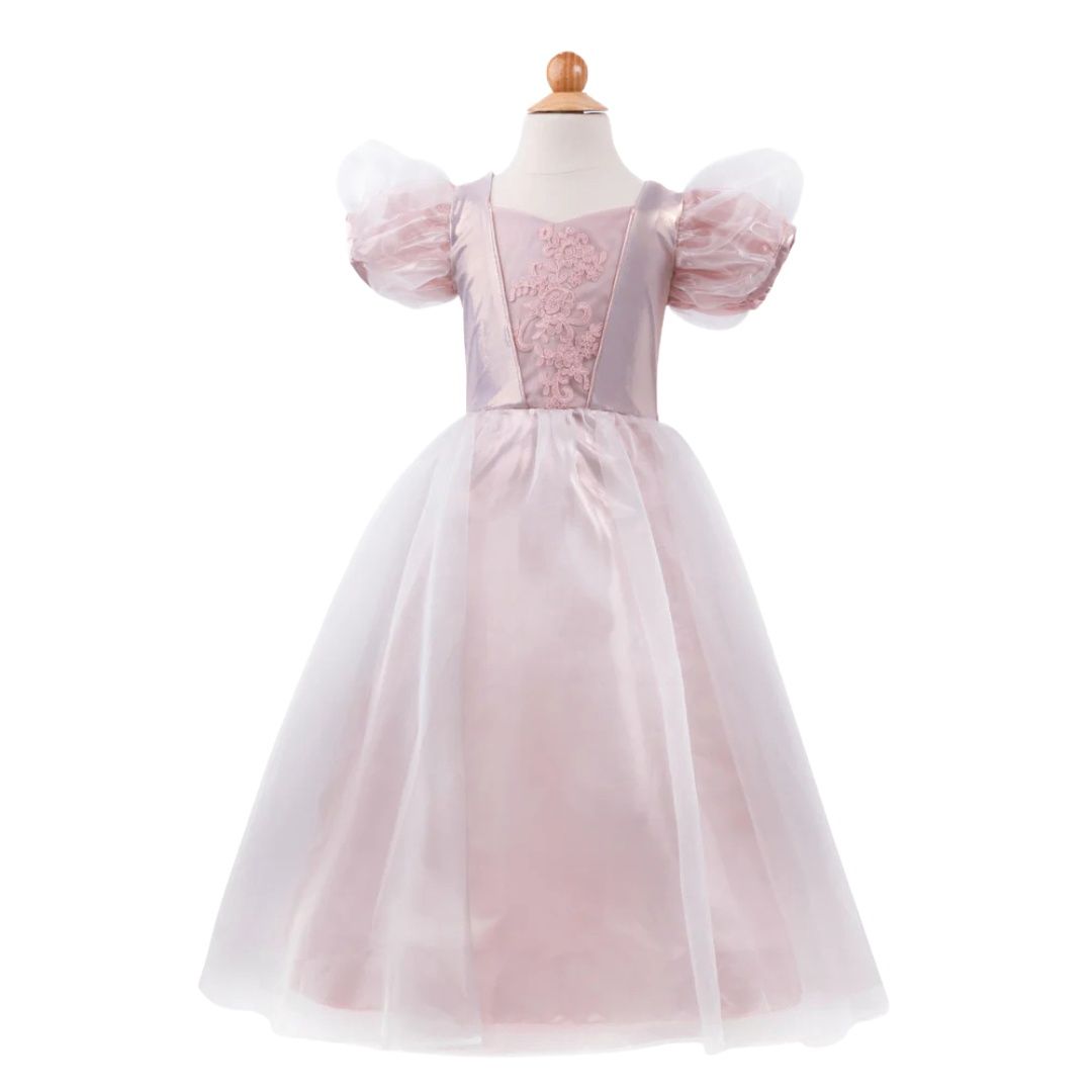 Platinum princess gown, Maat: 7-8 jaar