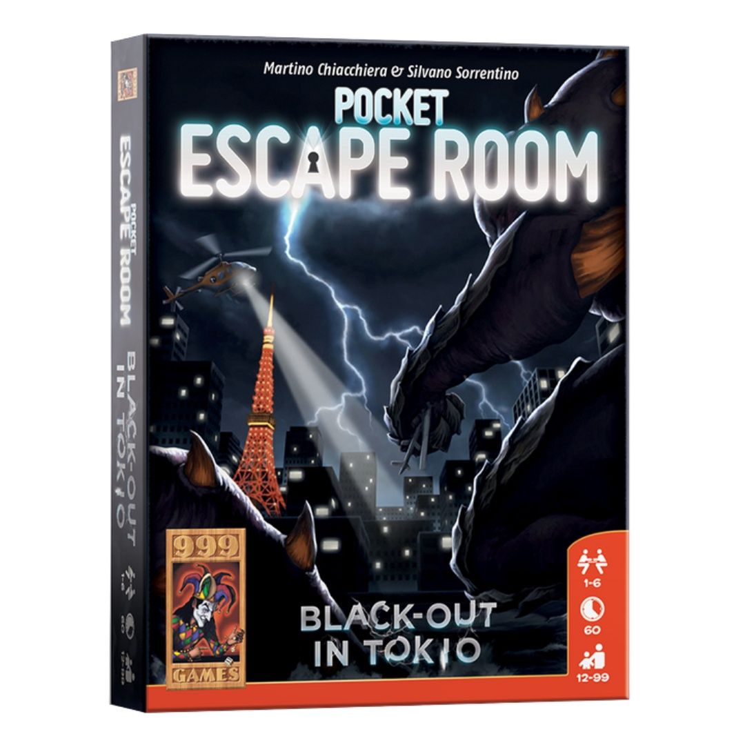 Pocket escape room black-out in Tokio