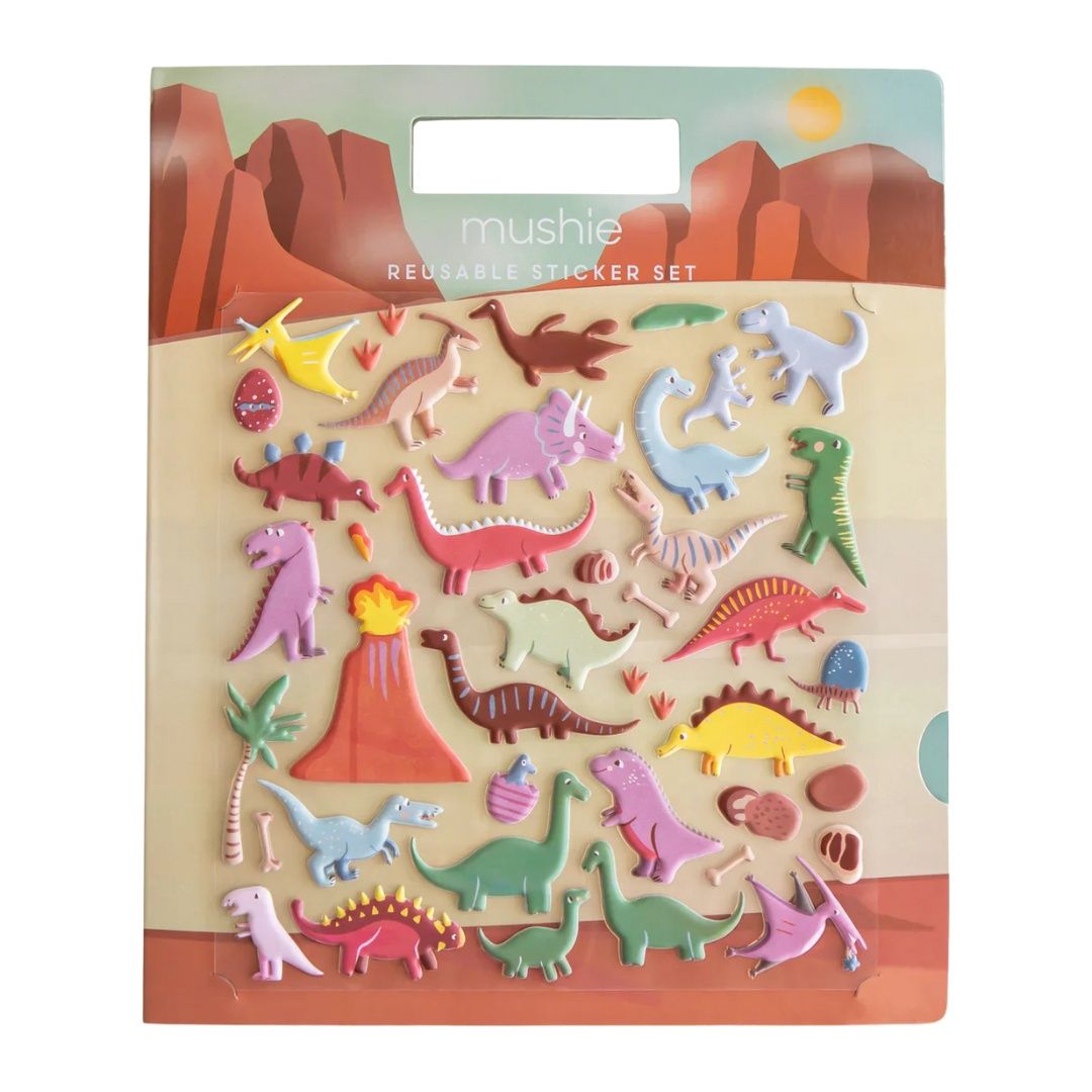 MUSHIE stickerbook dino