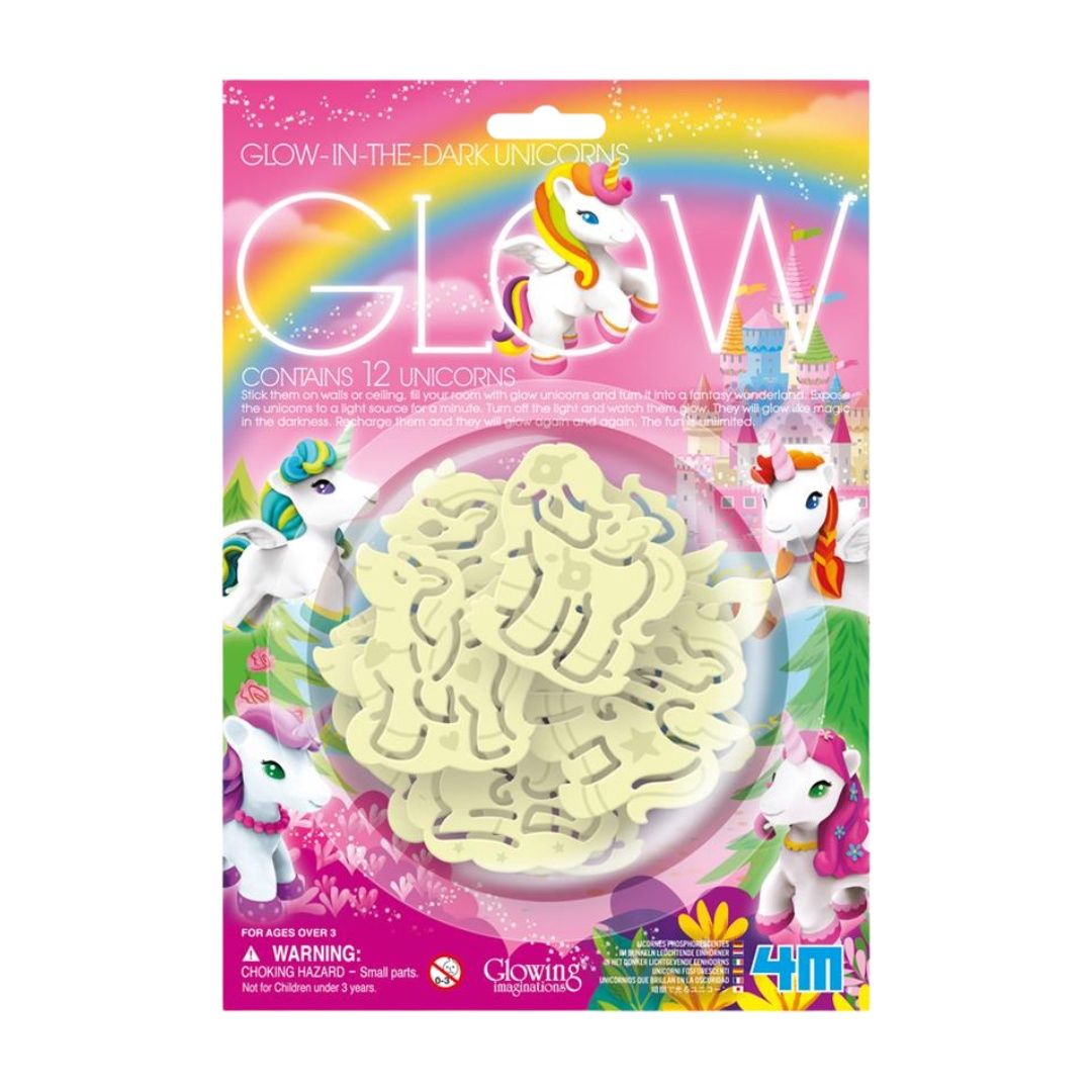 Eenhoorns glow in the dark