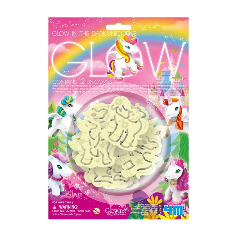Eenhoorns glow in the dark