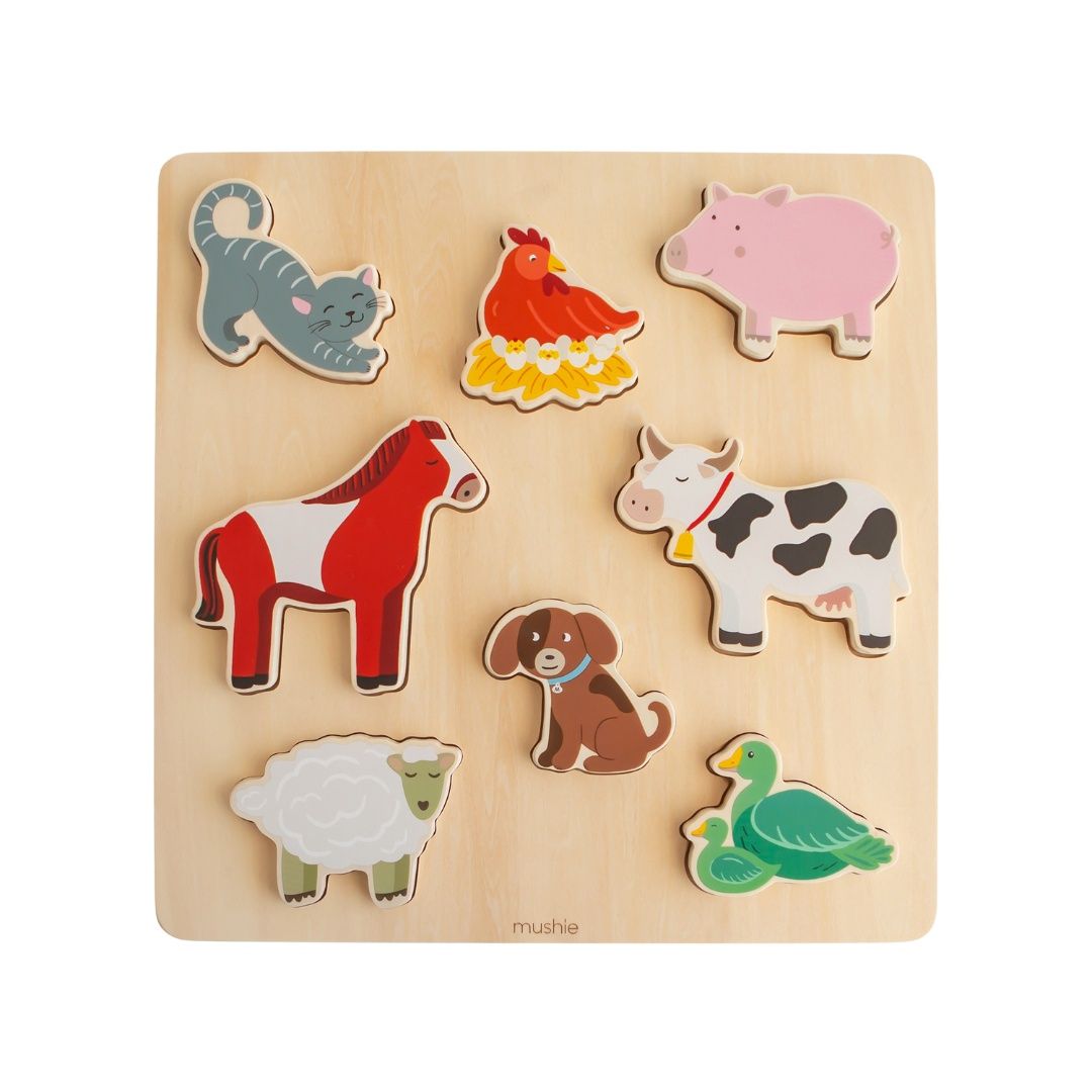 MUSHIE  Houten Puzzel Boerderij