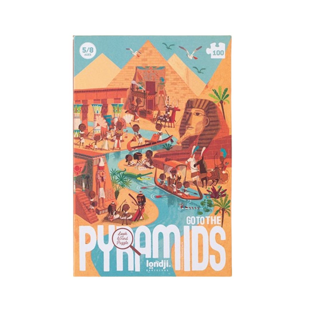 Pyramids look and find puzzle