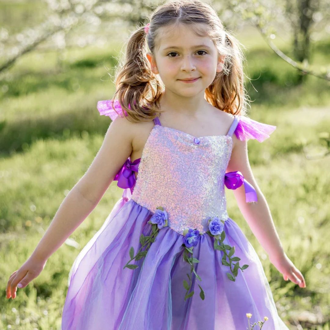 Lila Sequins fairy 3-4y