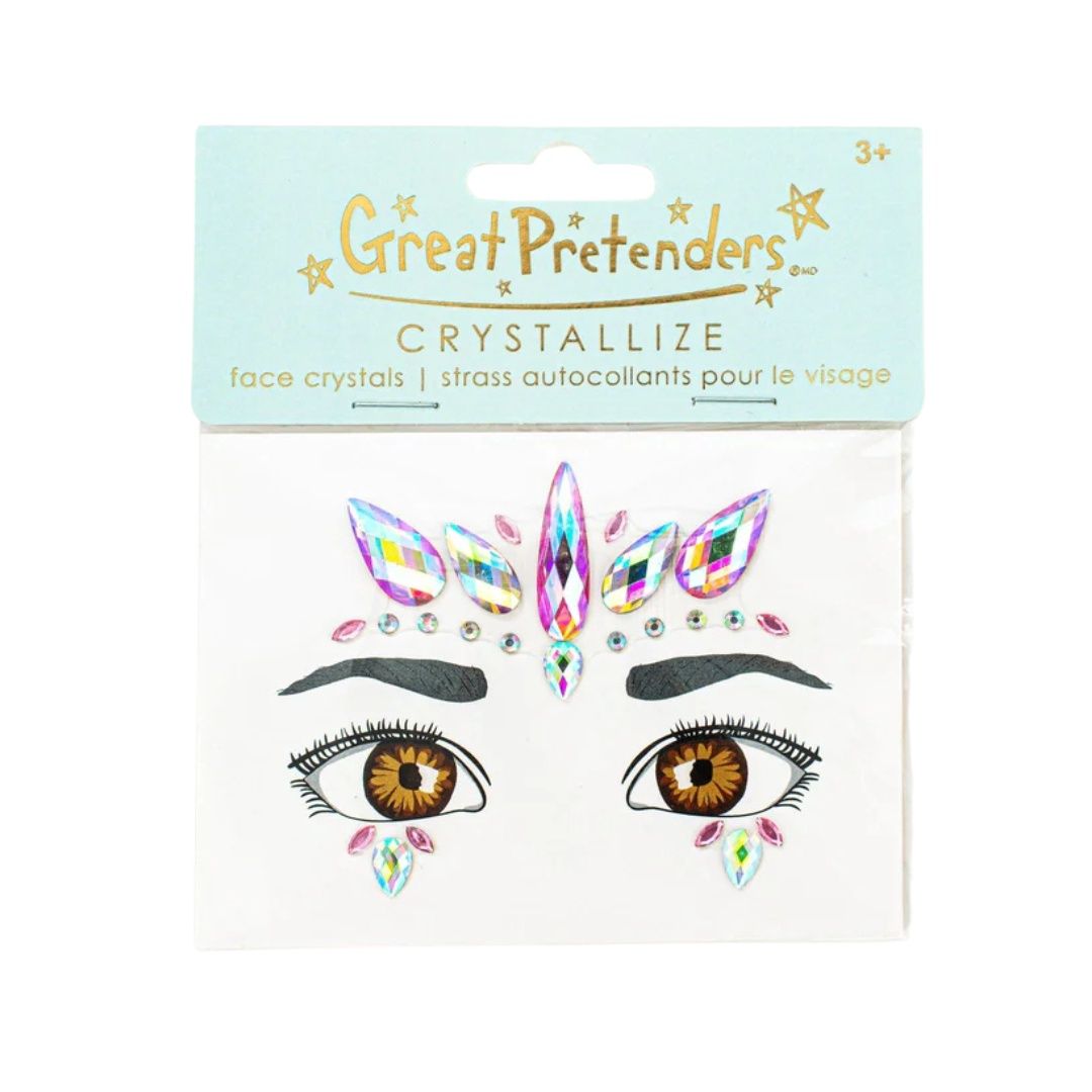 Face Crystals Pink Unicorn