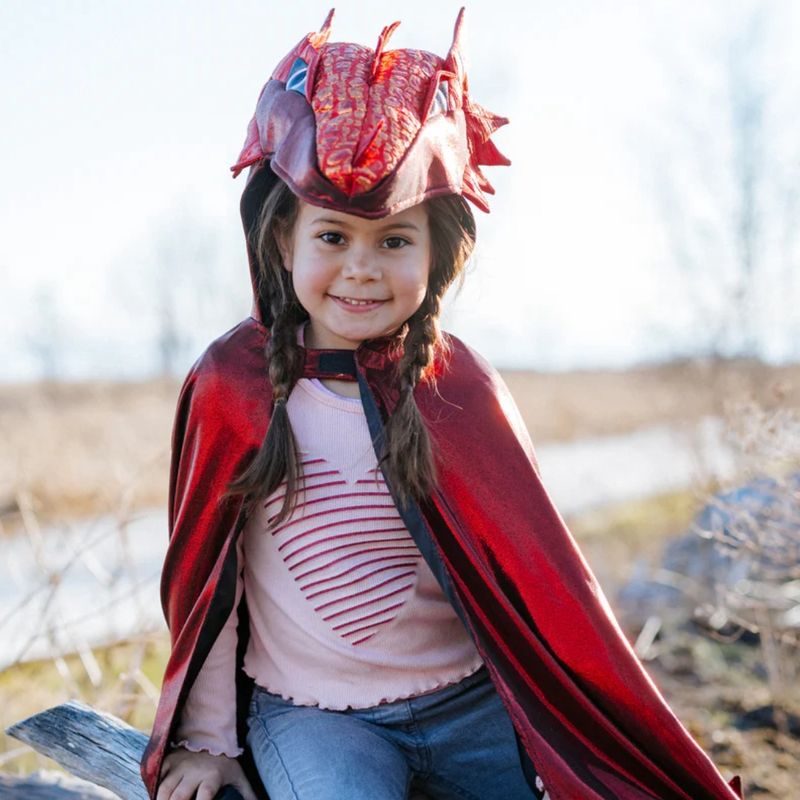 Ruby metallic dragon 5-6y