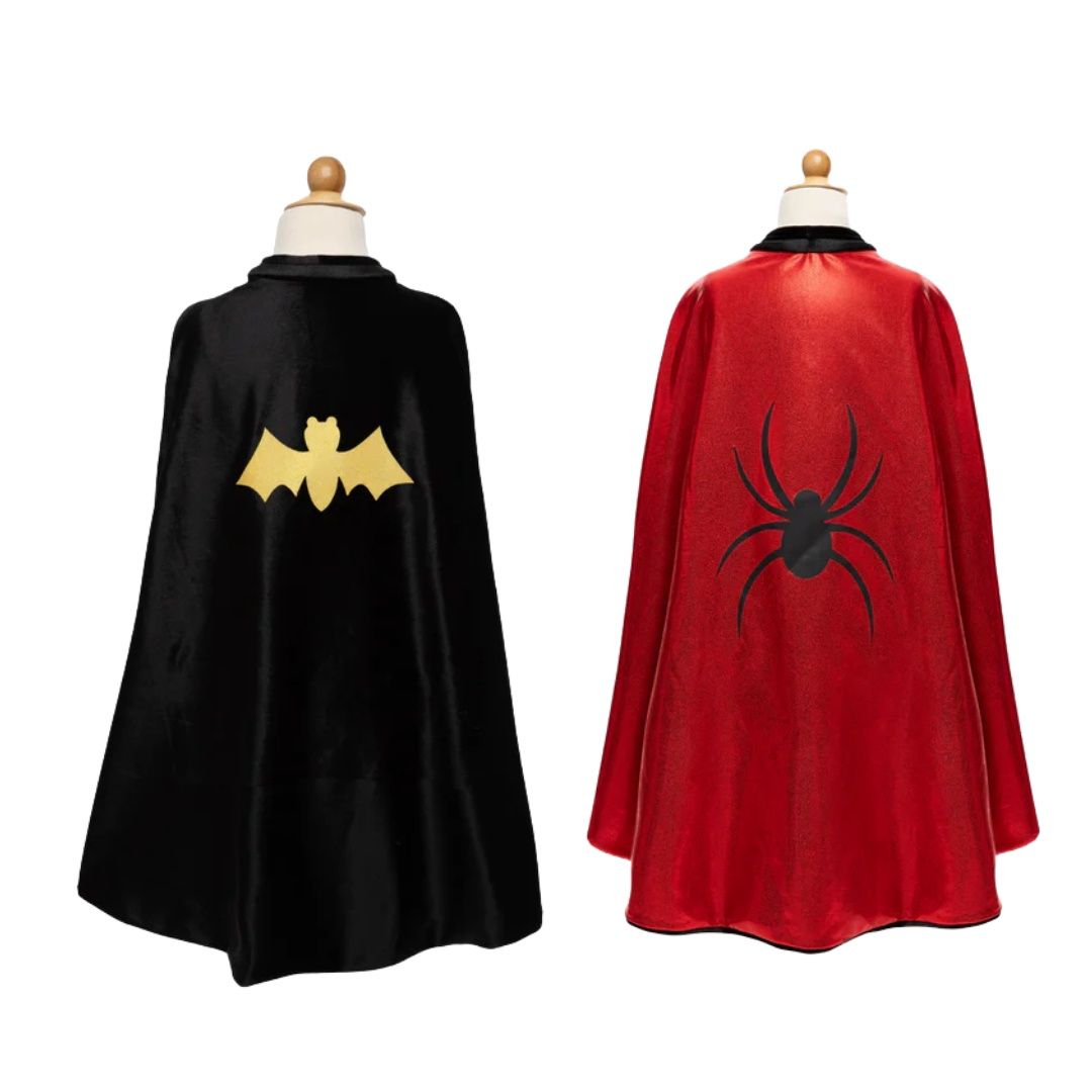 Reversible Spider and Bat Streamline Cape 5-6y