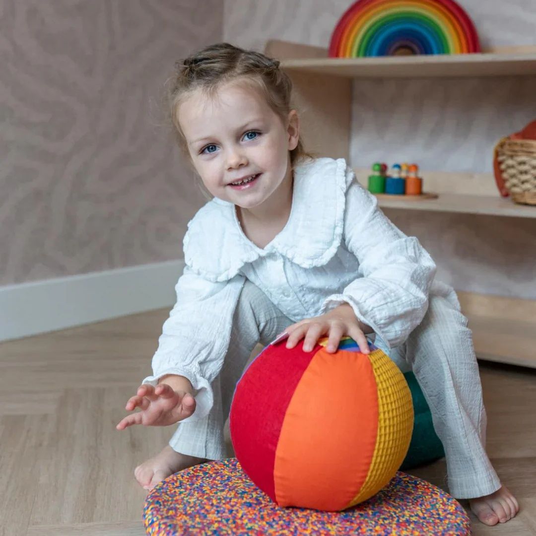 Ballonbal regenboog (fel)