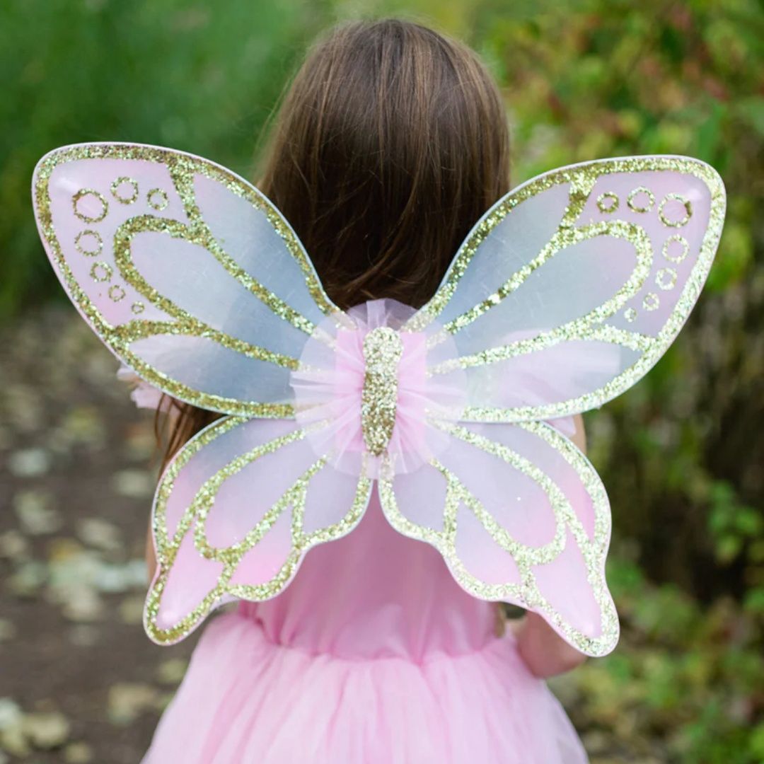 Golden Butterfly + Wings 5-7y