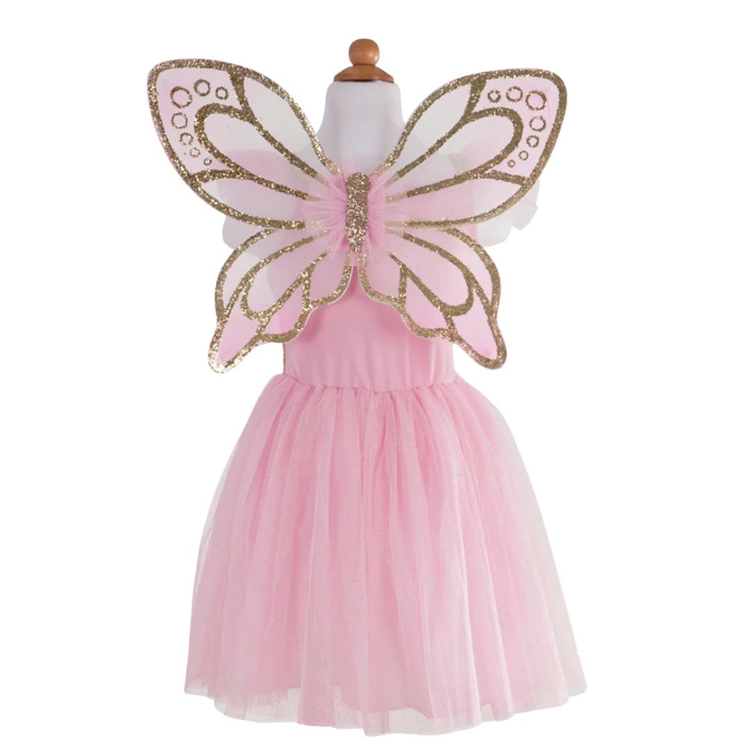 Golden Butterfly + Wings 5-7y
