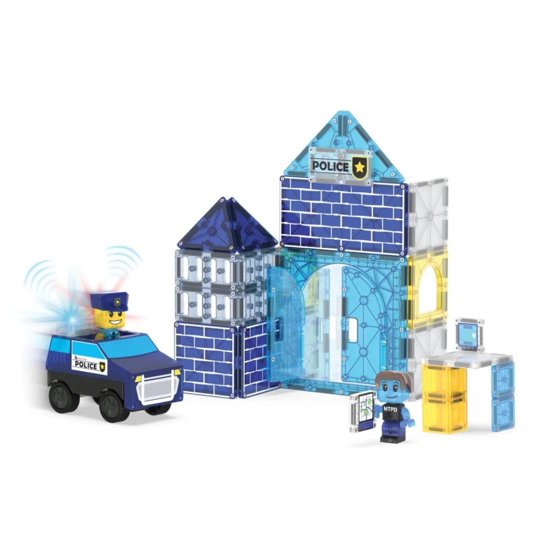 Magna tiles police station