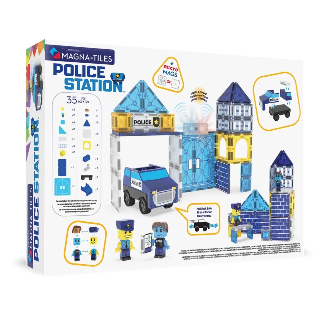 Magna tiles police station
