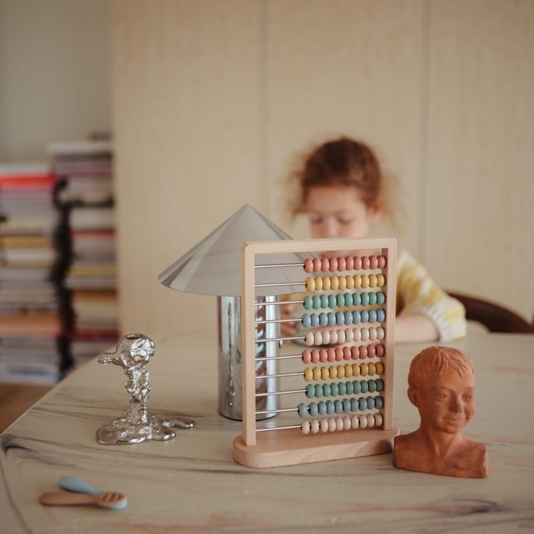 Mushie  wooden abacus