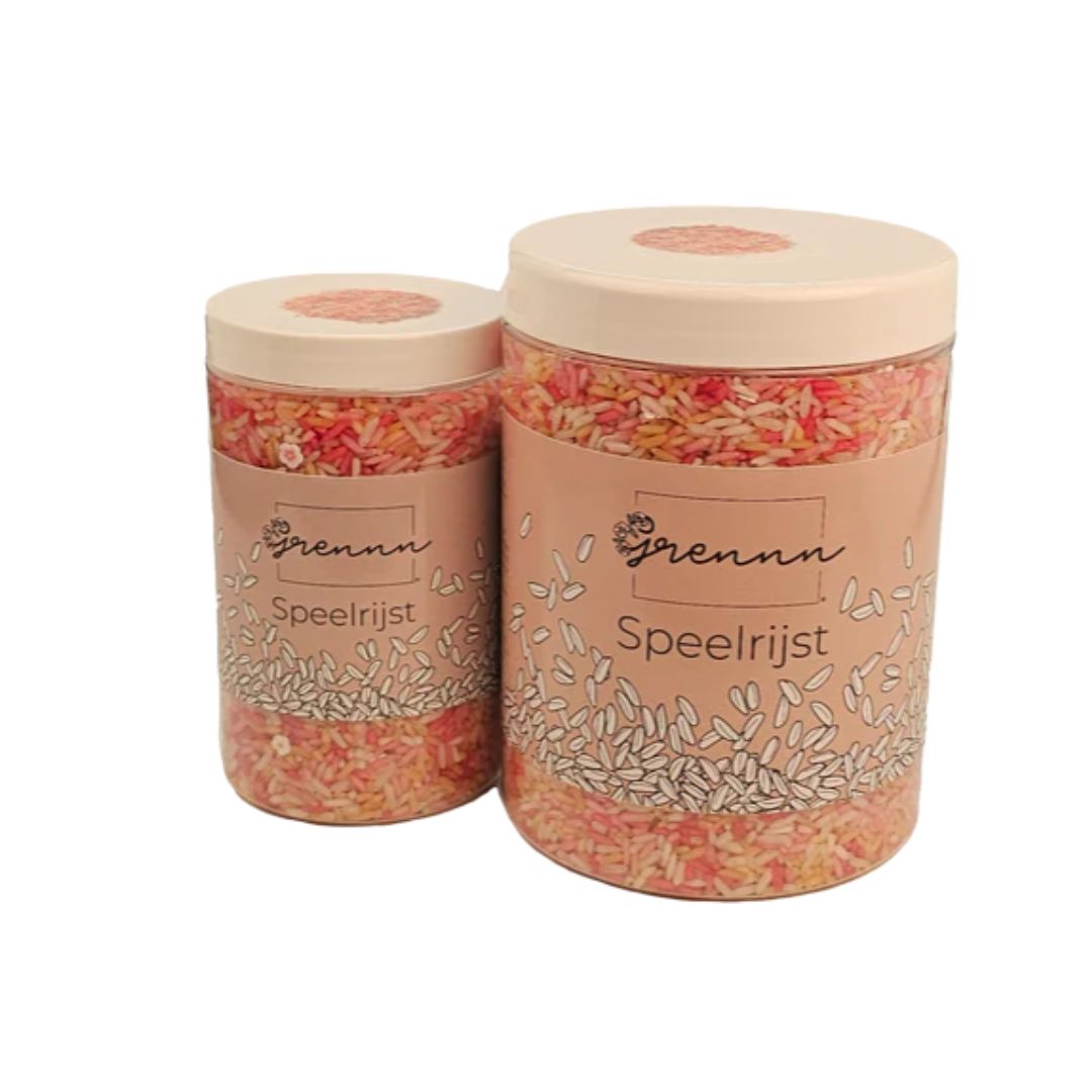 Grennn speelrijst Pink Flower Klein