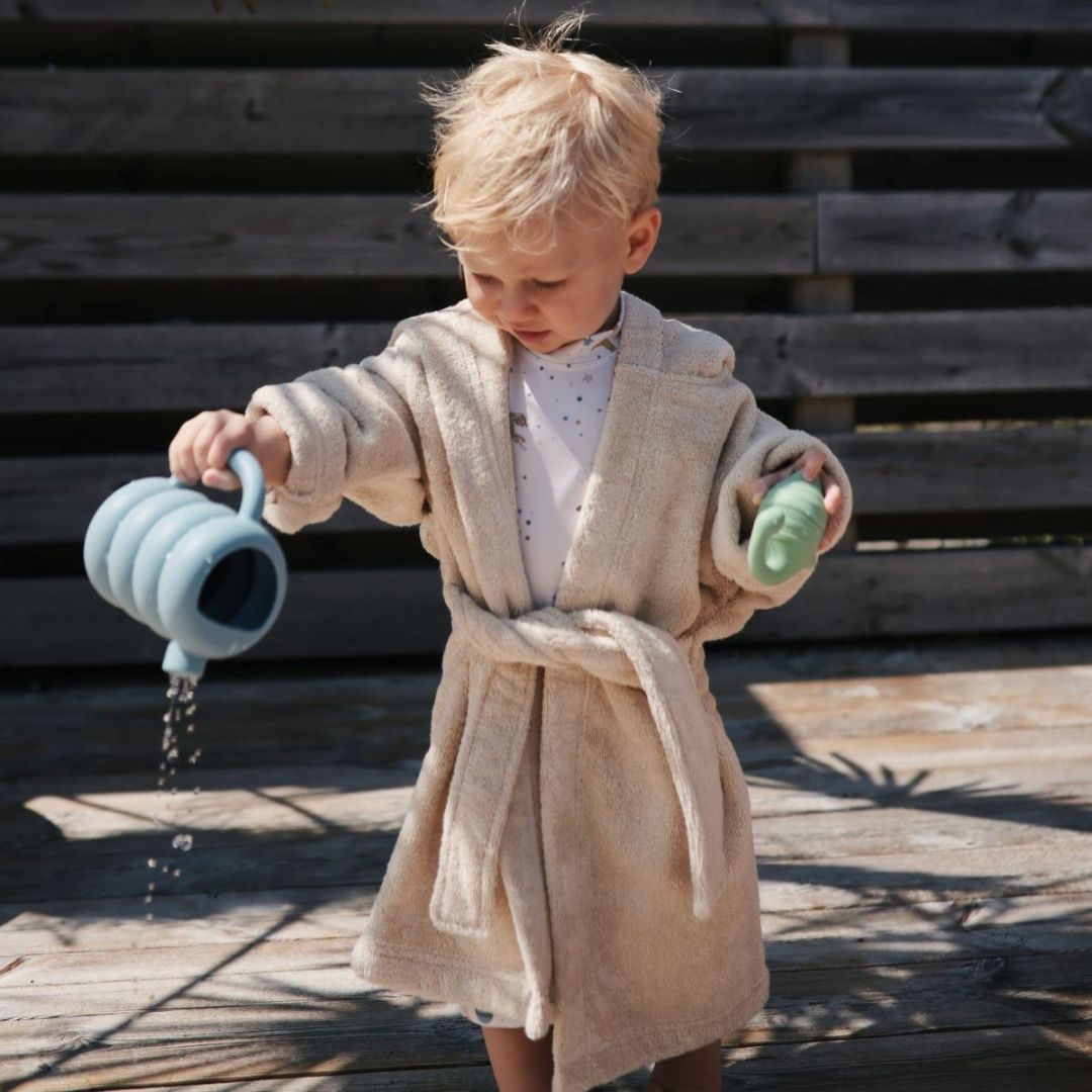 MUSHIE Poncho Towel Bear  Fog