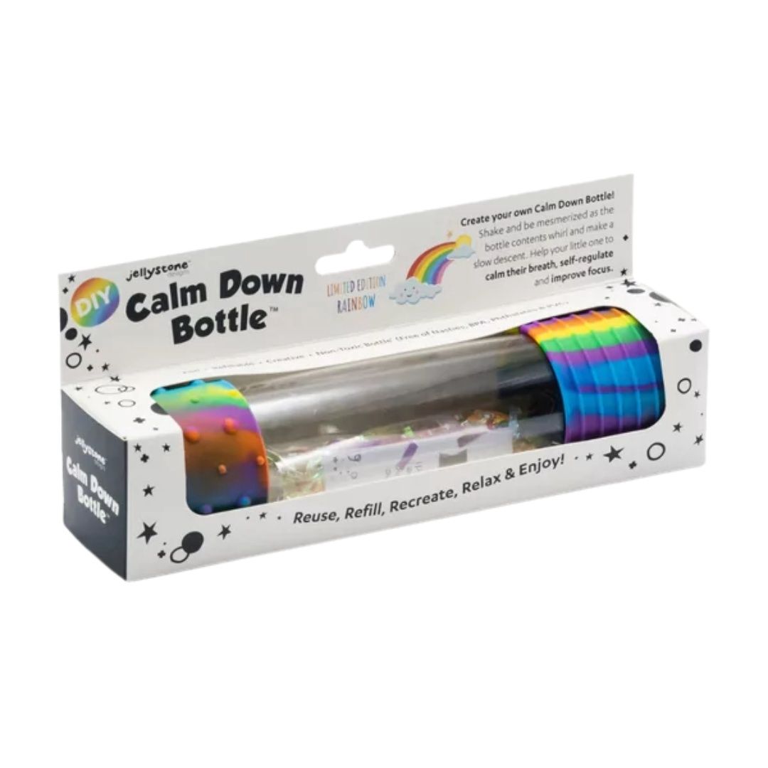 Calm down bottle - rainbow