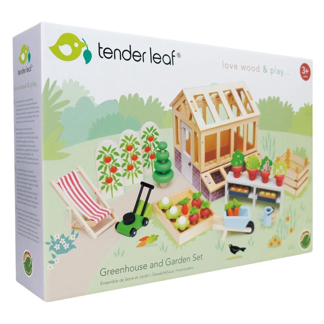 Tender leaf Serre en tuinset