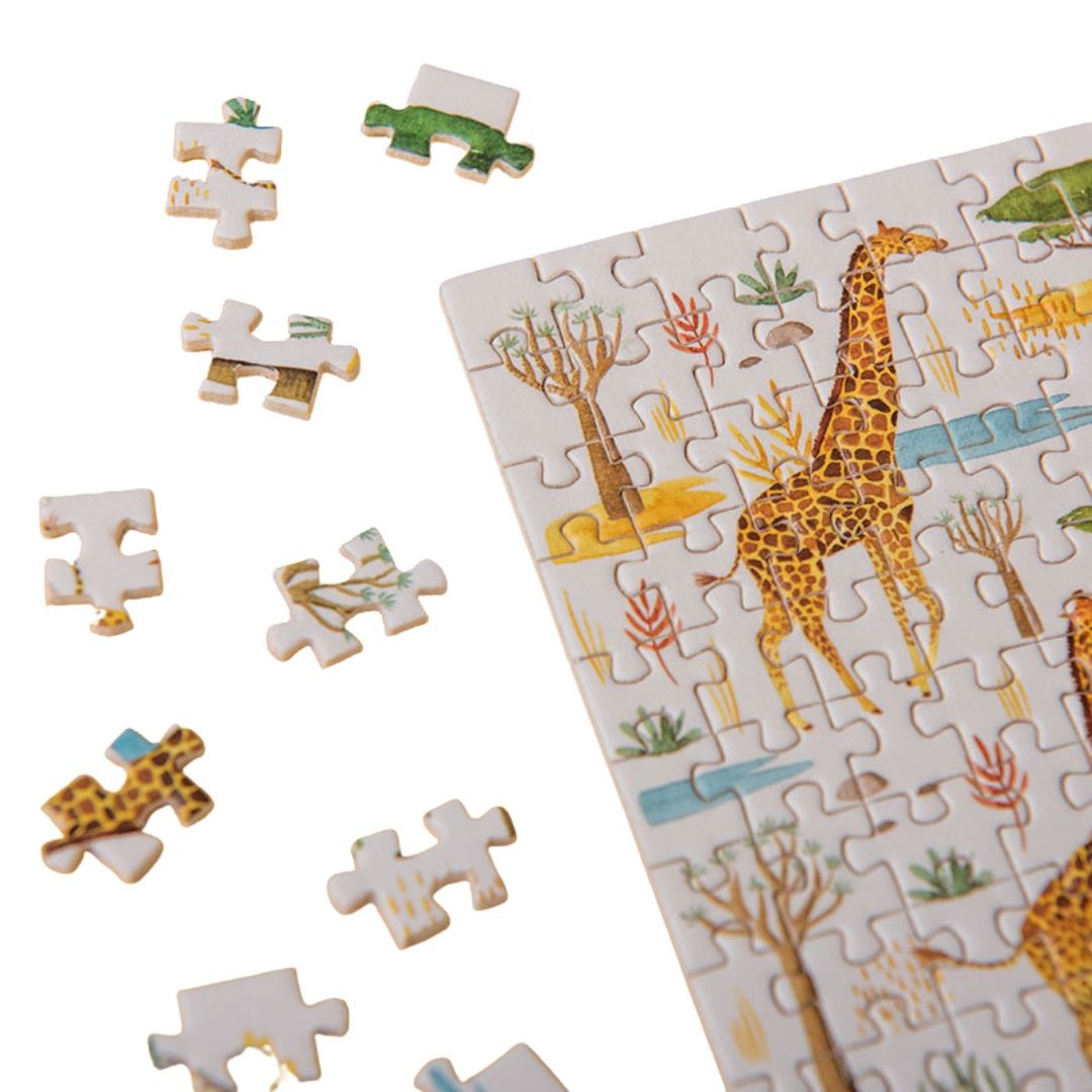 Micropuzzle giraffes