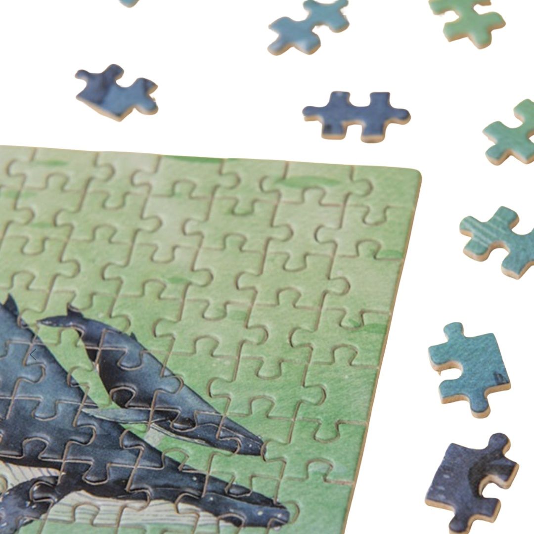 Micropuzzle whales