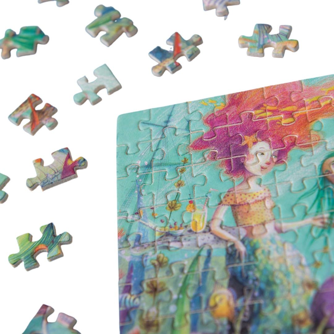 Micropuzzle mermaid