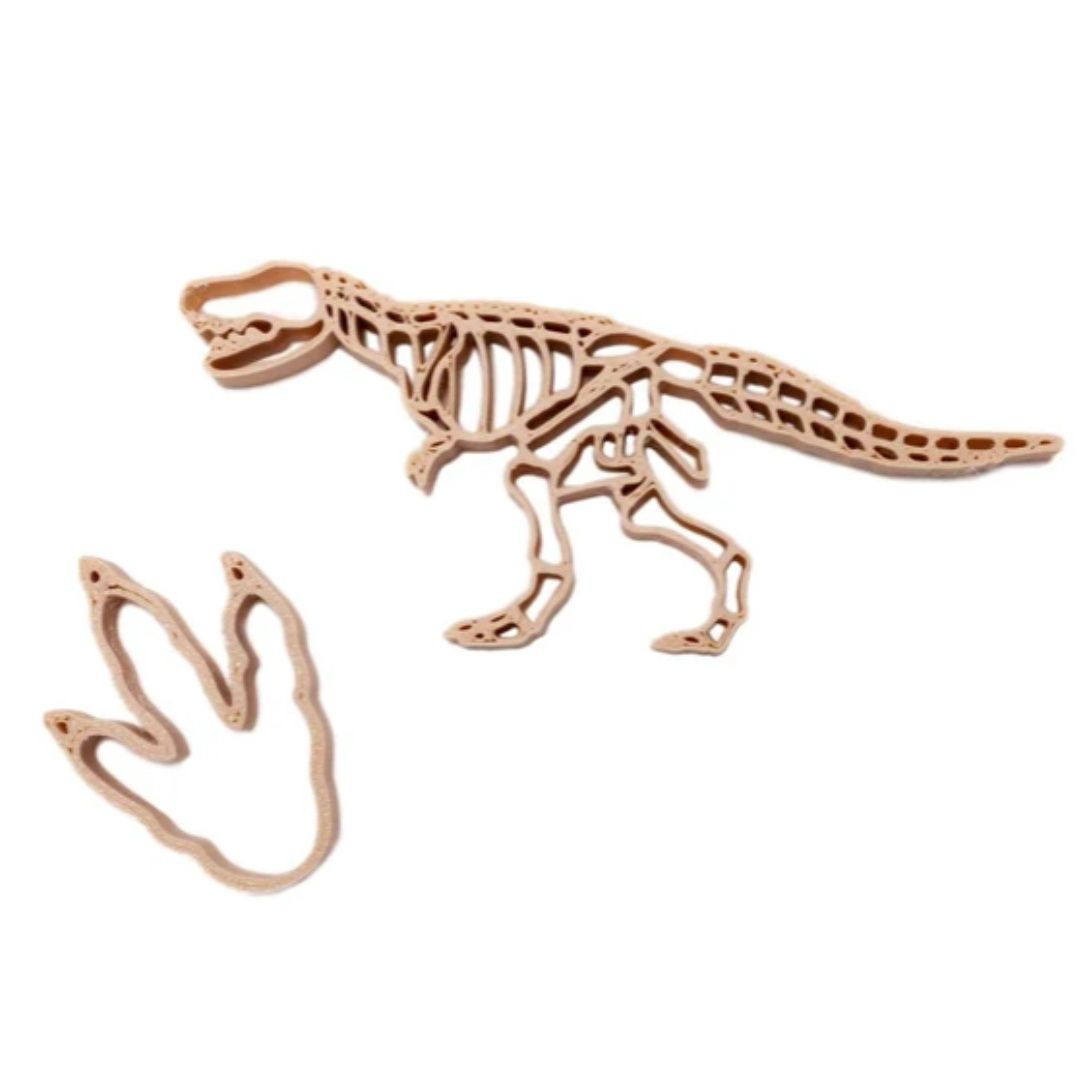 Grennn uitsteekvorm dino en poot