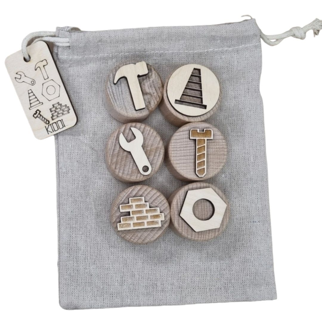 Kiddi houten stempels constructie