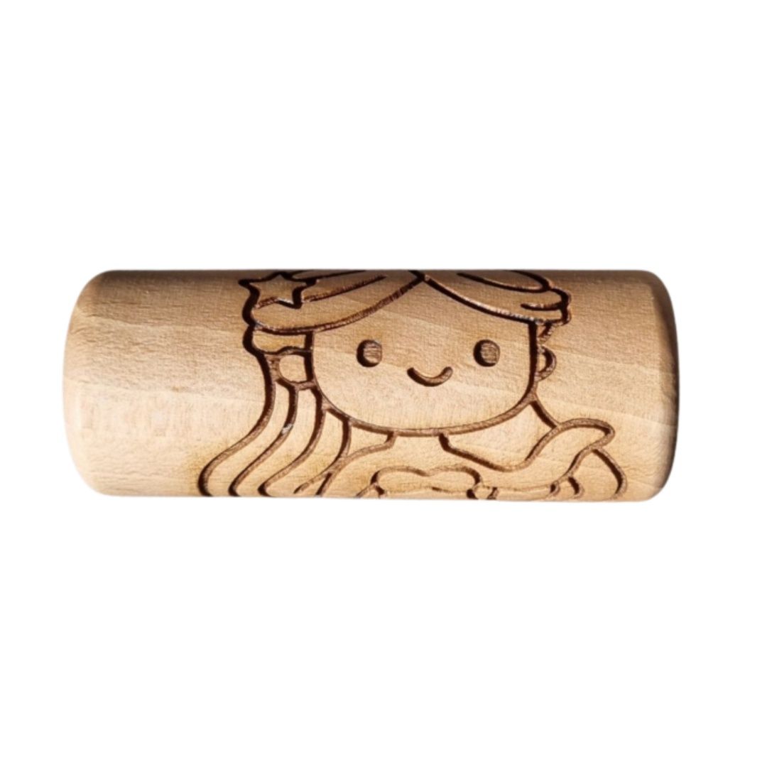 Kiddi kleine houten roller zeemermin