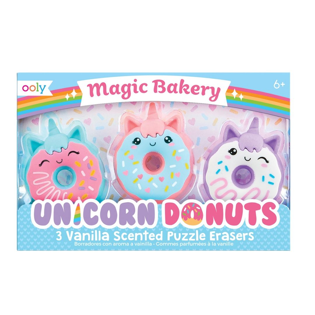 Magic Bakery Unicorn Donuts Scented Erasers