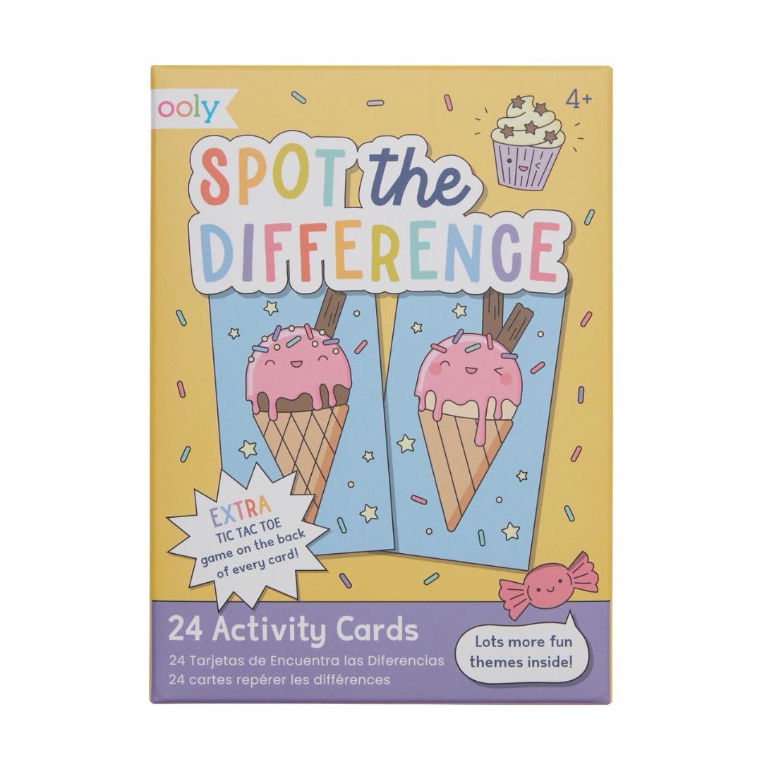 Paper Games Activity Cards - Spot The Difference