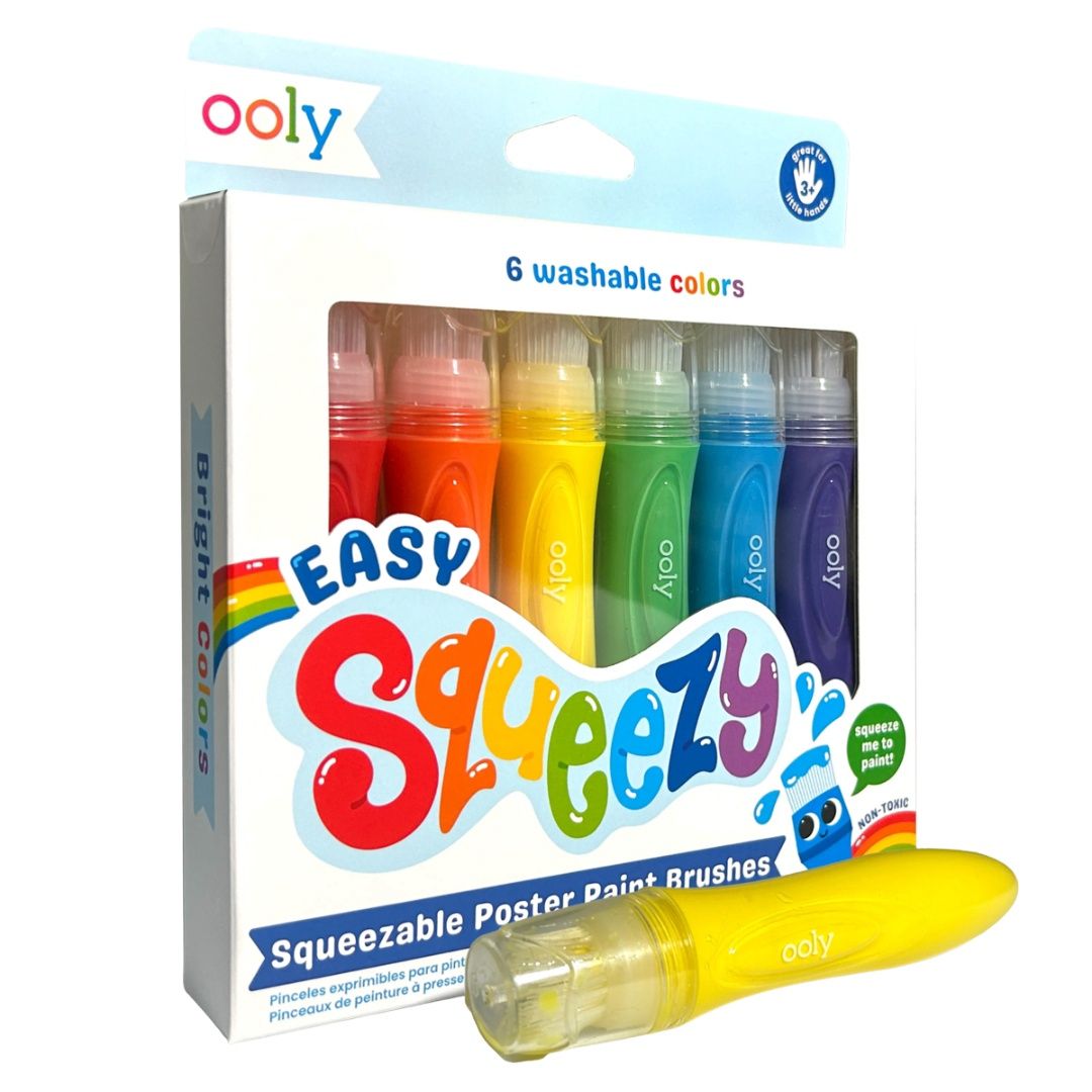Easy Squeezy Squeezable Poster Paint Brushes