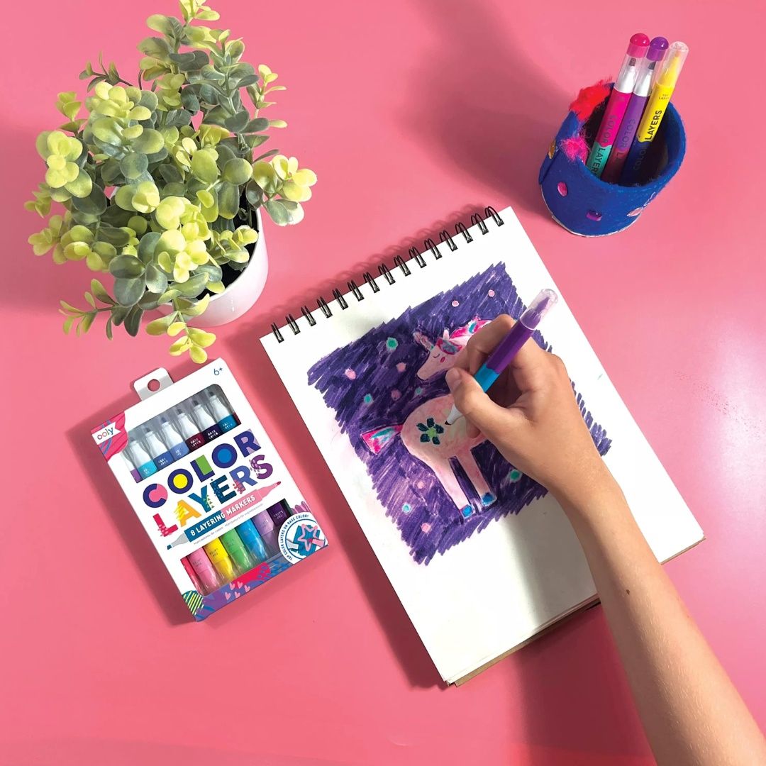 Color Layers Double-Ended Layering Markers