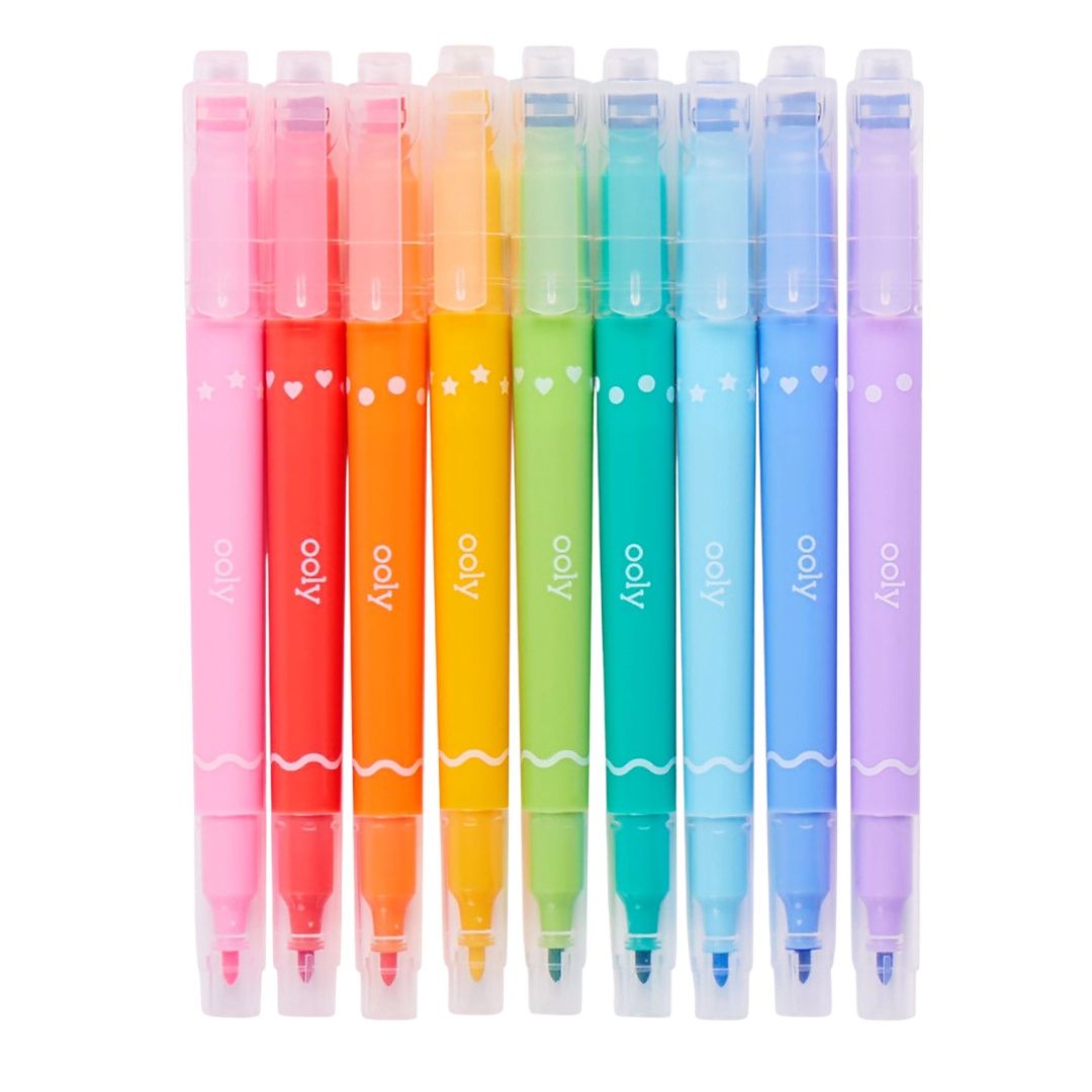 Confetti Stamp Double Ended Markers