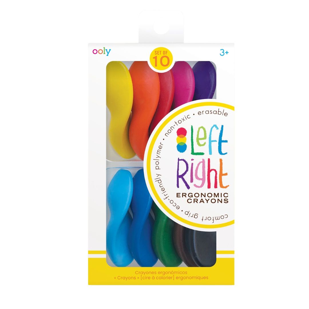 Left Right Crayons