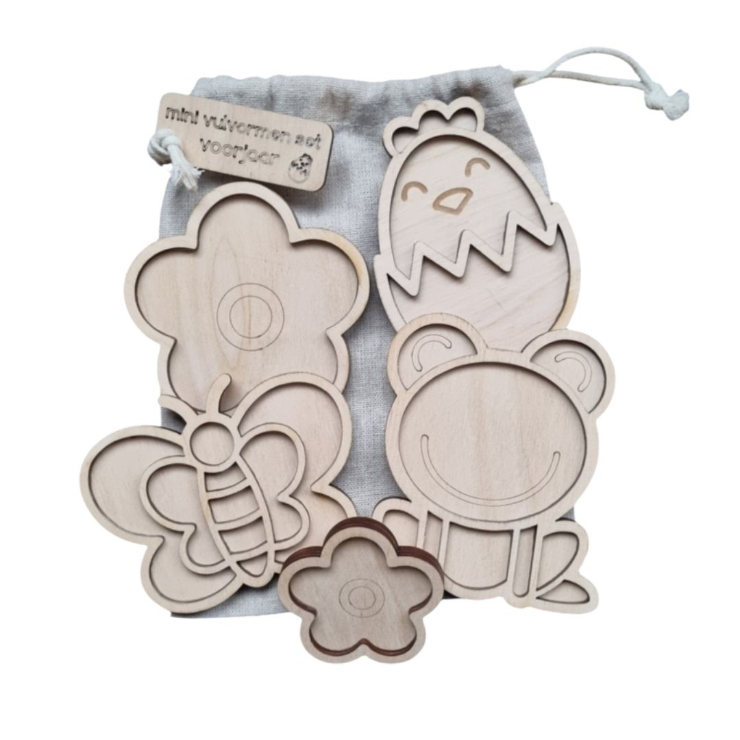 Kiddi mini vulvormen set voorjaar