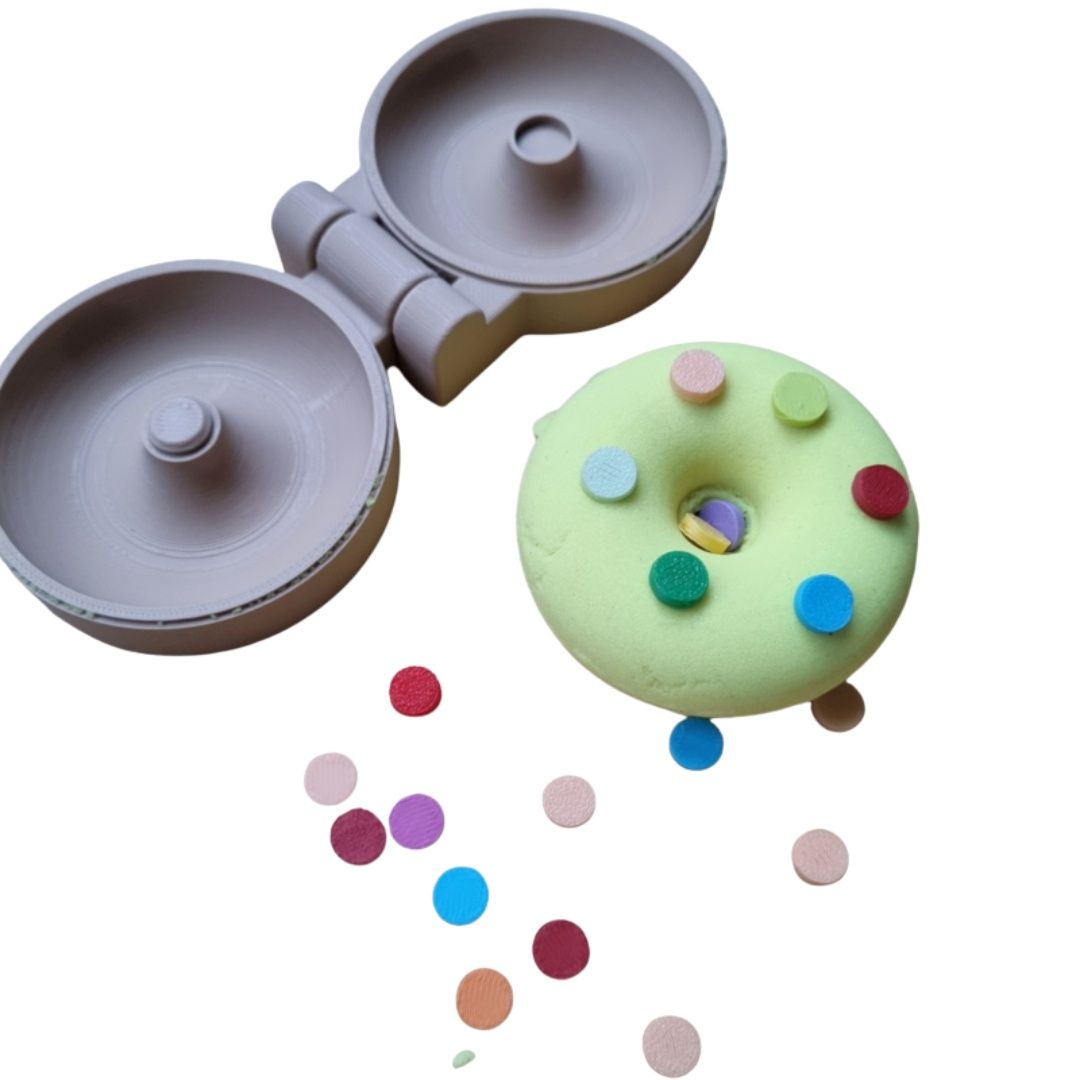 Kiddi klei- en zand mal donut