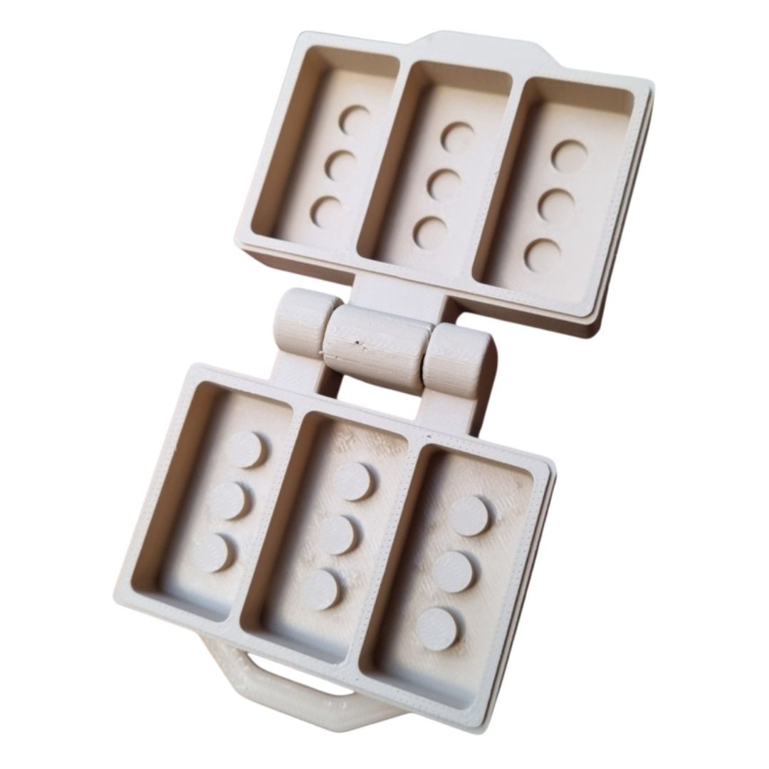 Kiddi klei- en zand mal bakstenen