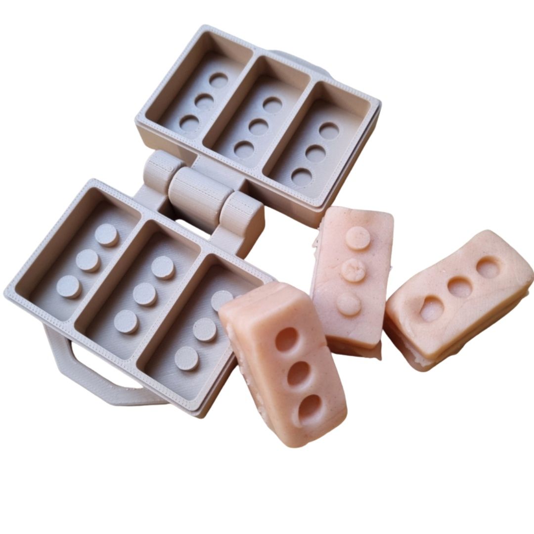 Kiddi klei- en zand mal bakstenen