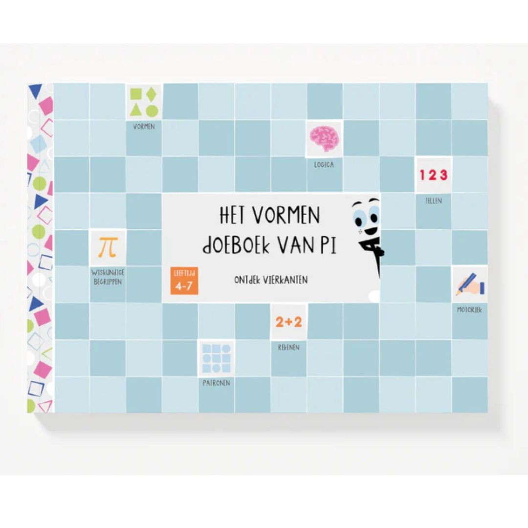 GrandPi Het vormen doeboek van Pi ontdek vierkanten