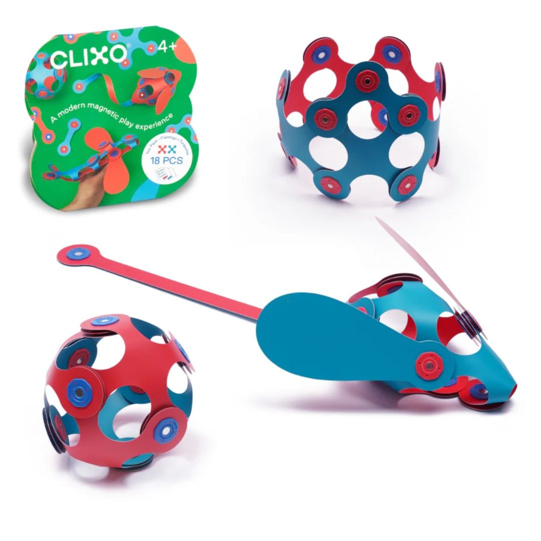 Clixo Itsy pack flamingo/turquoise