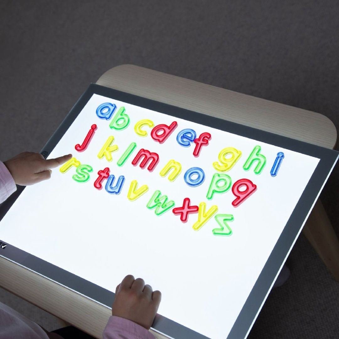 Doorschijnende Letters Kleine Letters