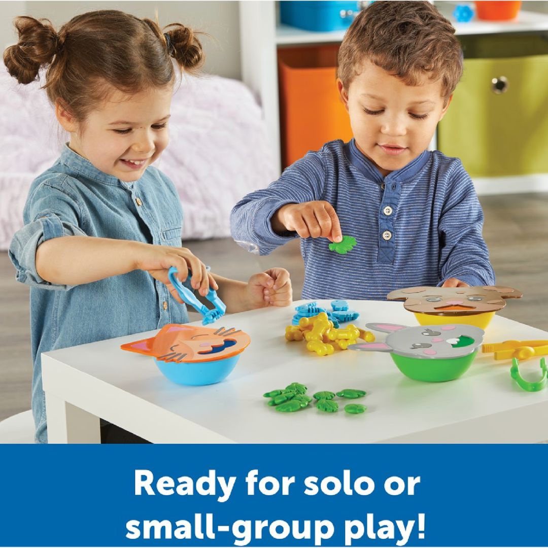 Fine Motor Feeding Friends