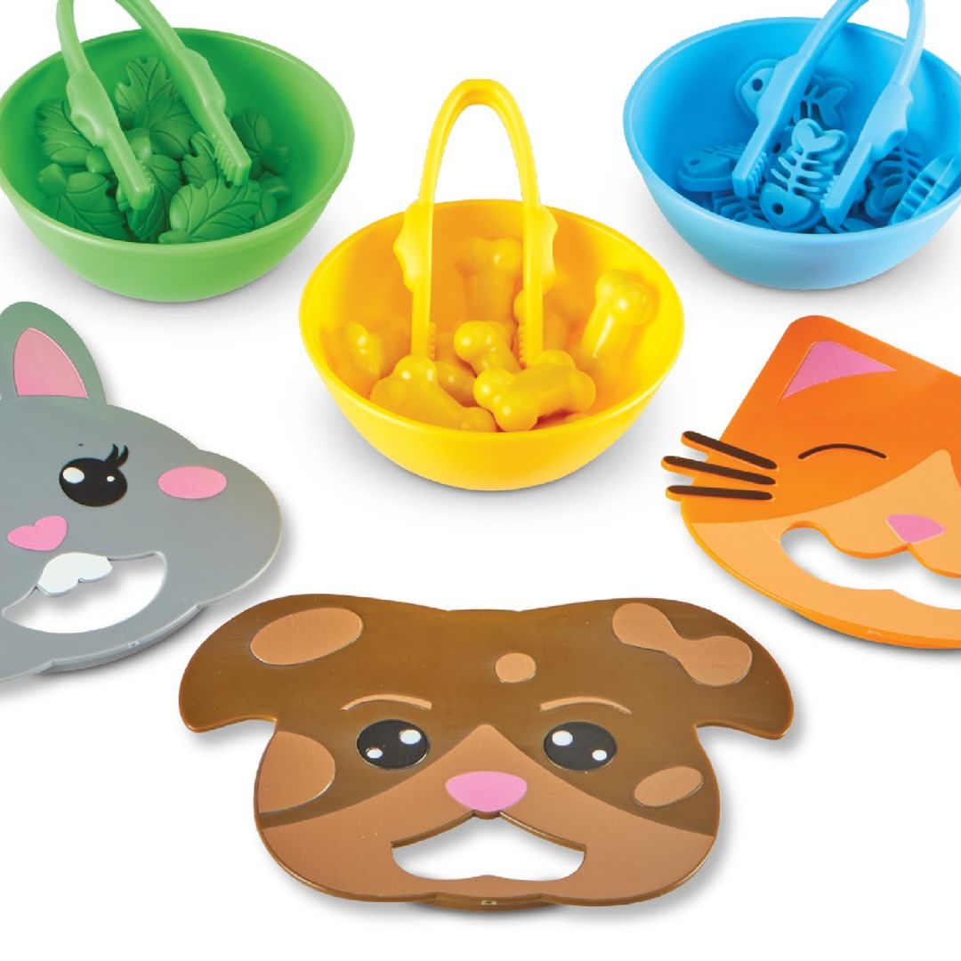 Fine Motor Feeding Friends