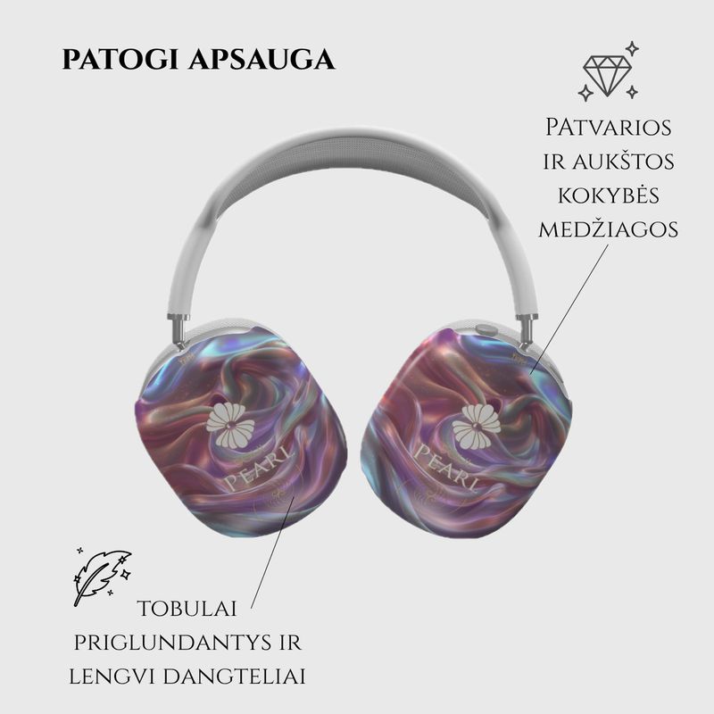 Cosmic Flow Code AirPods Max ausinių dėklas
