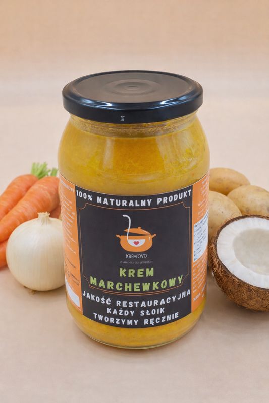 KREM MARCHEWKOWY SŁOIK 860ML